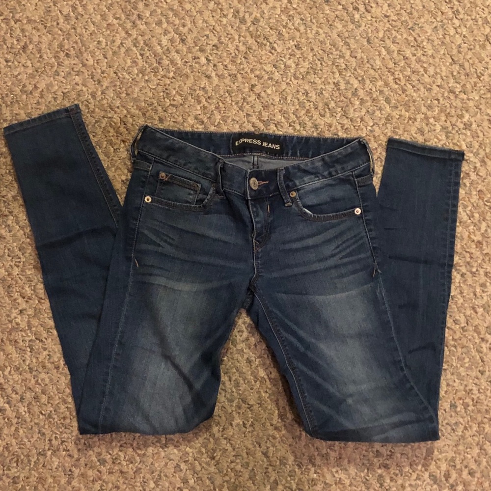 Express Jeans - Low-rise Jean legging - size 0
